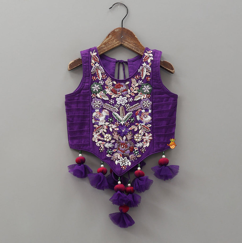 Pre Order: Glamorous Side Pin-Tuck Top And Flared Palazzo