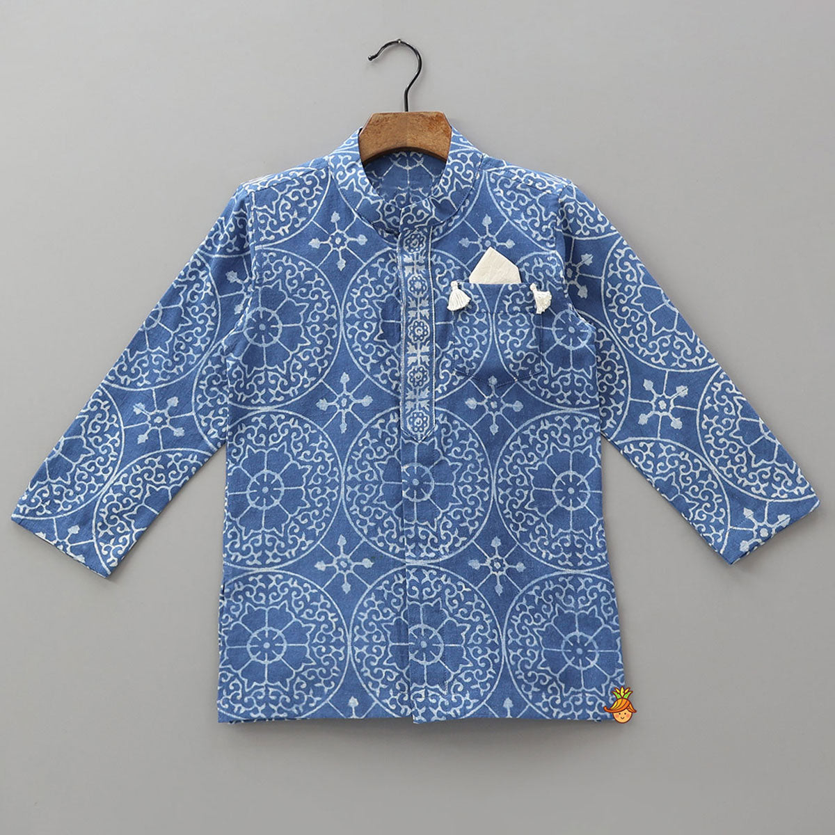 Geometric Printed Kurta With Pyjama