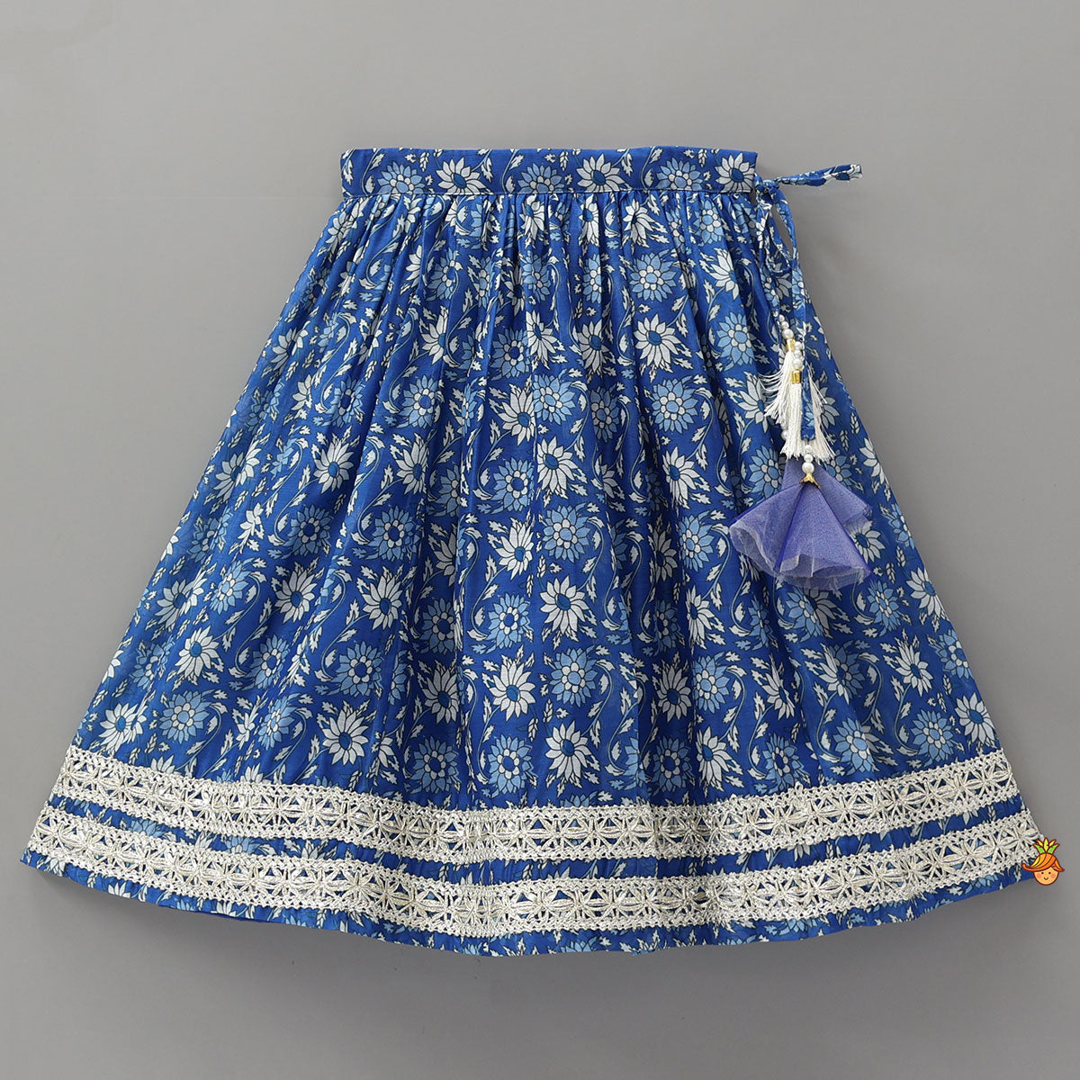 Pre Order: Elegant Adjustable Strappy Crop Top And Lehenga With Dupatta