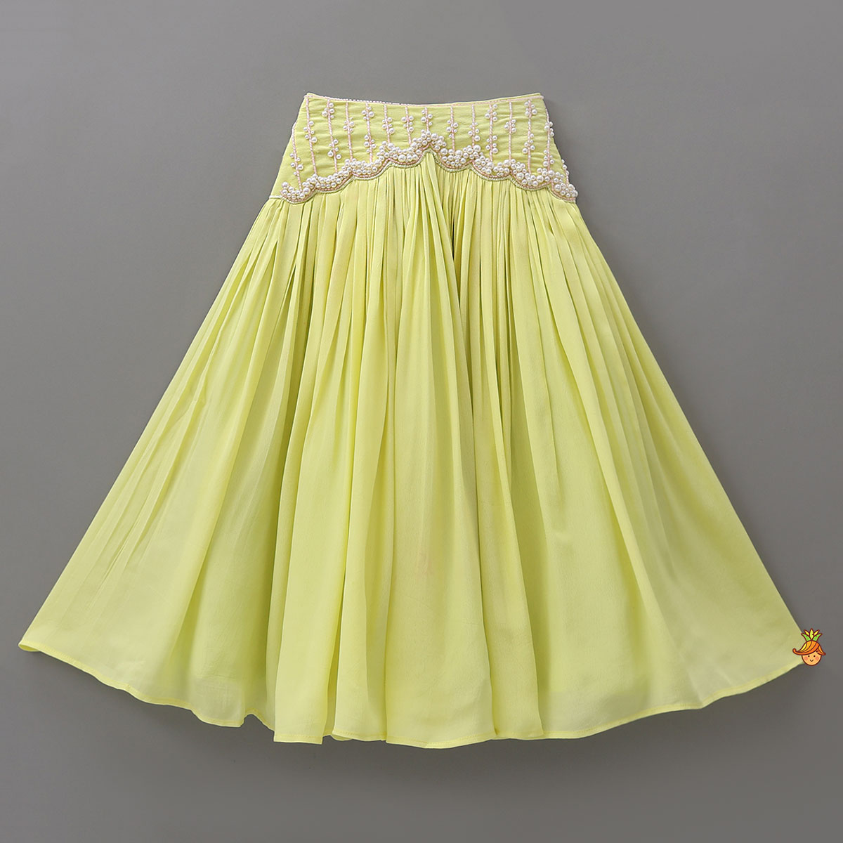 Pre Order: Statement Embroidered Jacket Style Crop Top With Flared Lehenga