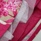 Stylish Sleeved Crop Top And Floral Printed Lehenga