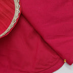 Pre Order: Lace Detailed Curved Hem Kurti And Sharara With Dupatta