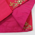 Pre Order: Embroidered Crop Top And Brocade Lehenga