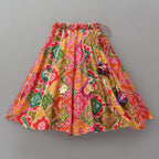 Pre Order: Halter Neck Heavily Embroidered Top And Lehenga With Dupatta And Potli Bag